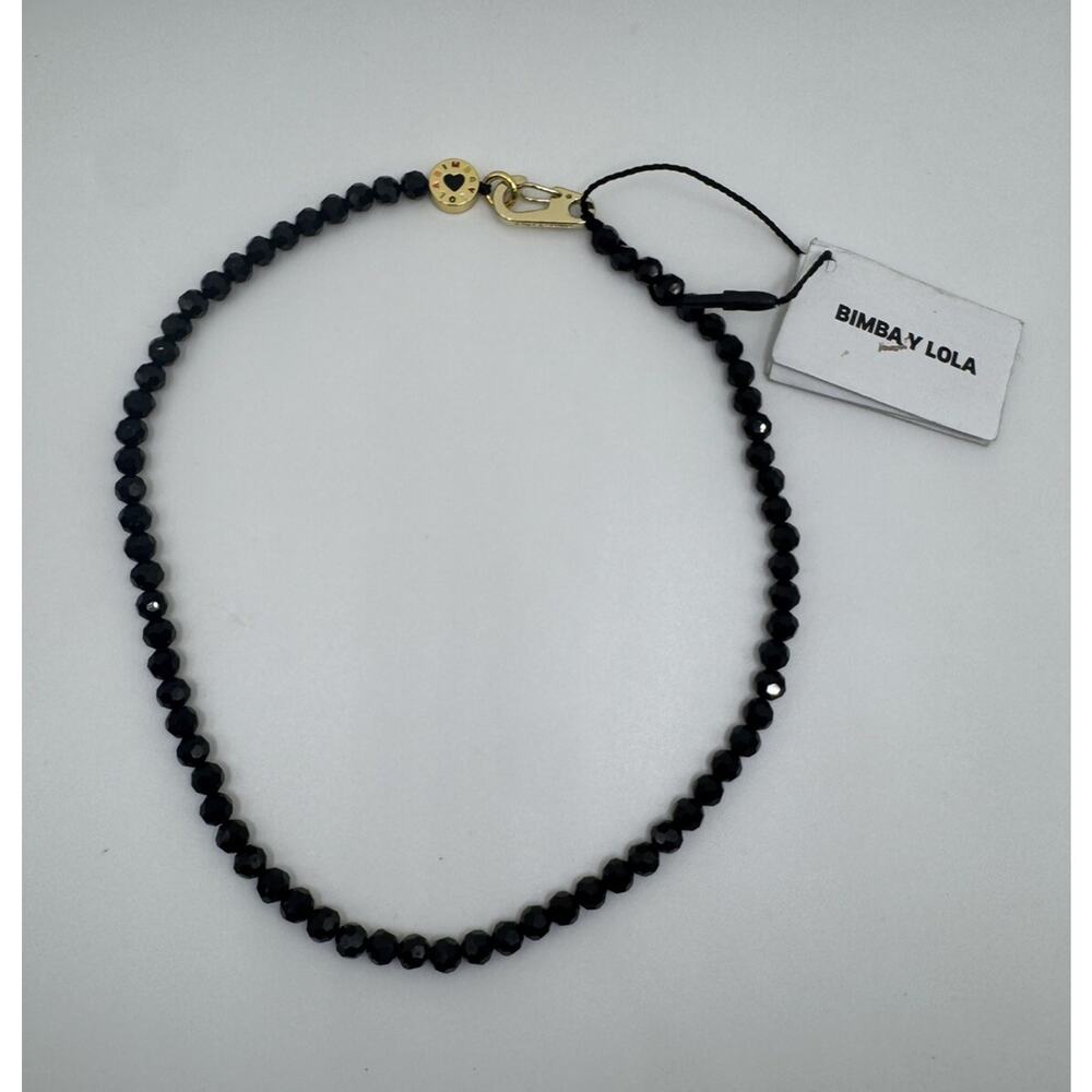 Bimba y Lola Black Beaded Necklace